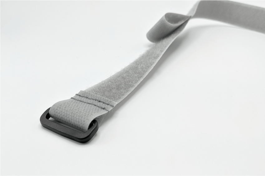 Grey Automotive Securement Strap.