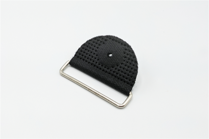 Black Chafe Tab Buckle.