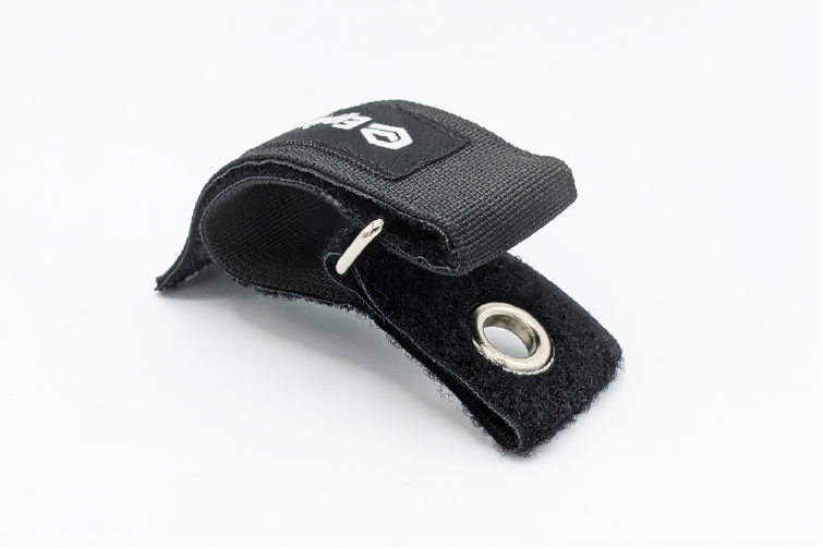 Black Industrial, Heavy-Duty Webbing Cinch Strap.