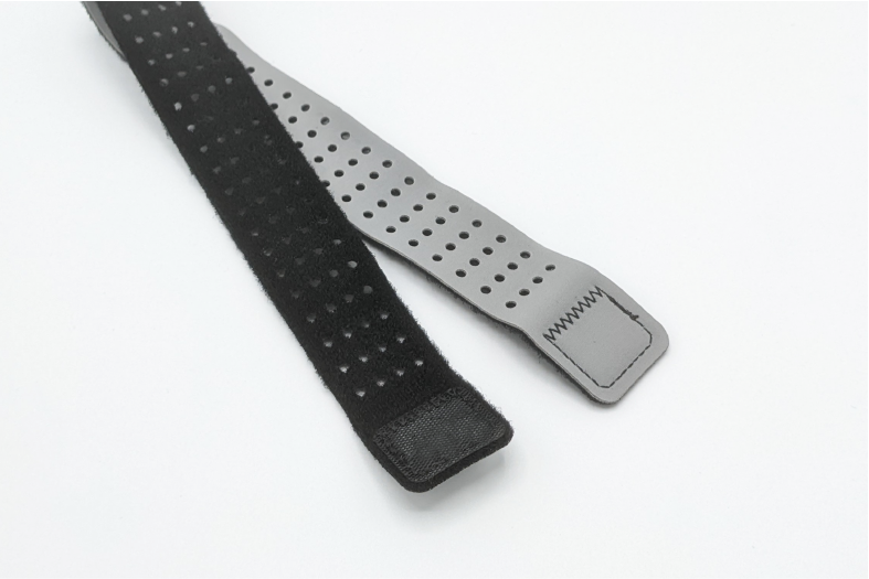 High quality hook and loop strap for medical wearable technologies.