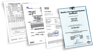 Halco Production Certified to ISO9001: 2015